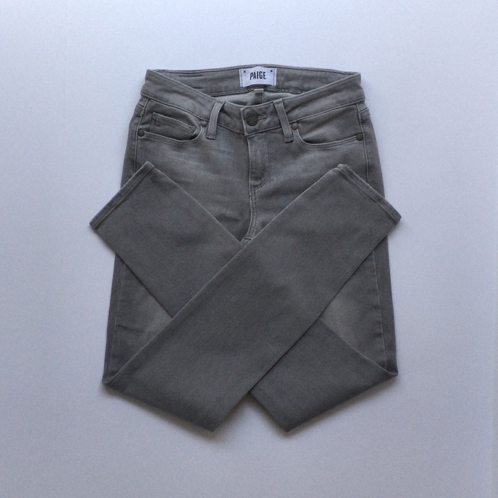Paige Denim Dove Gray Verdugo Ankle Denim